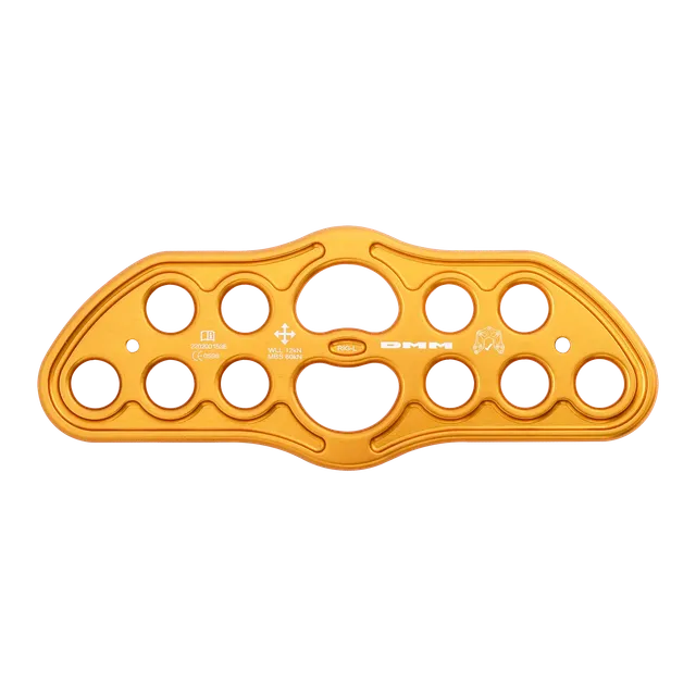 DMM Bat Plates plaquette gréement M orange aluminium