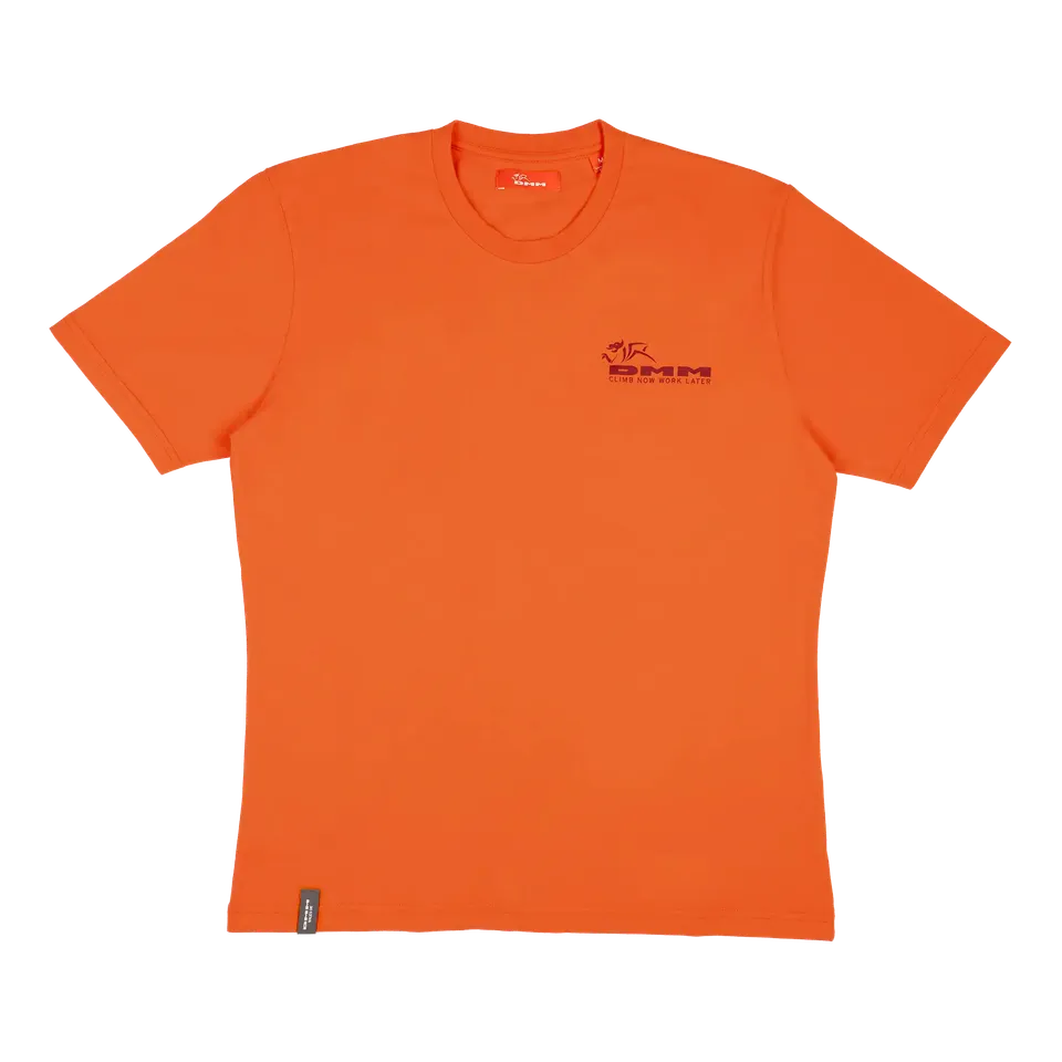 DMM Climb Now Work Later t-shirt coton bio noir M