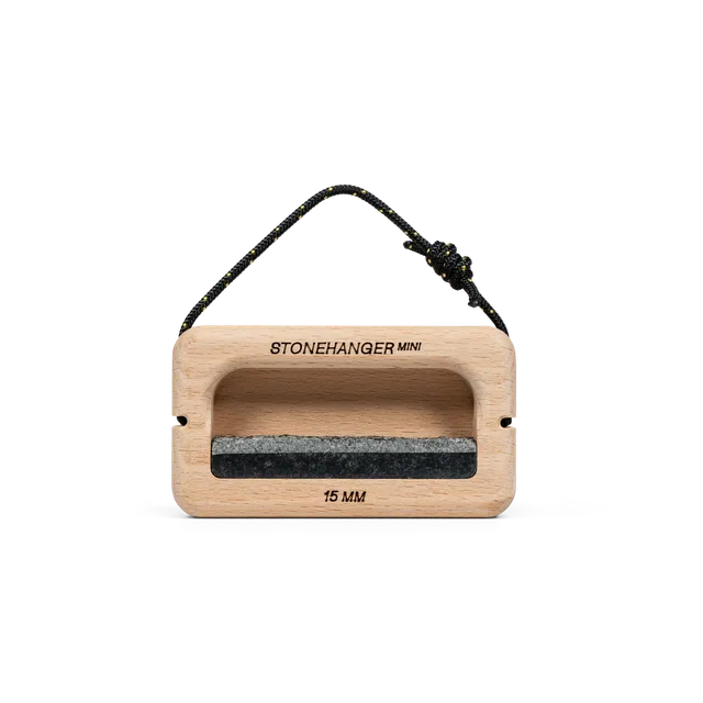Nature Climbing Stone Hanger Mini poutre hêtre