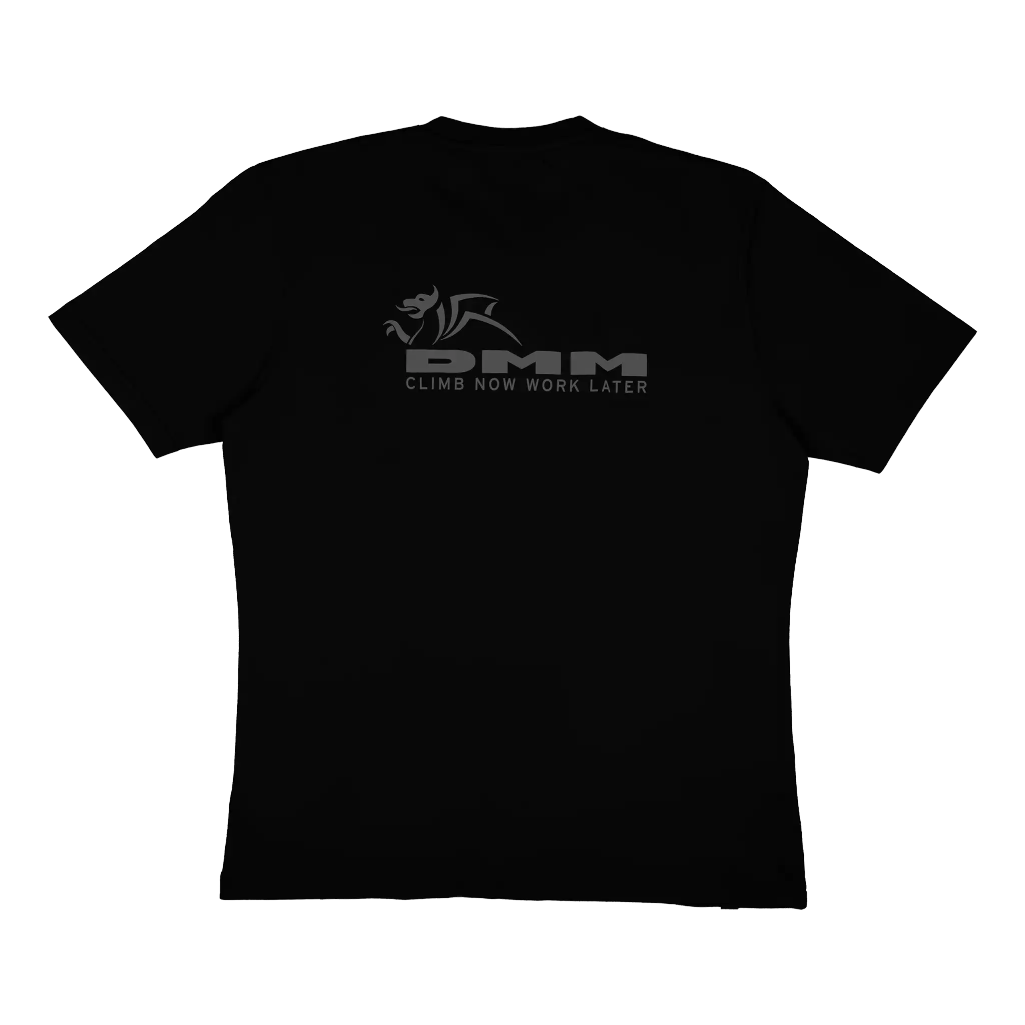 DMM Climb Now Work Later t-shirt coton bio noir M
