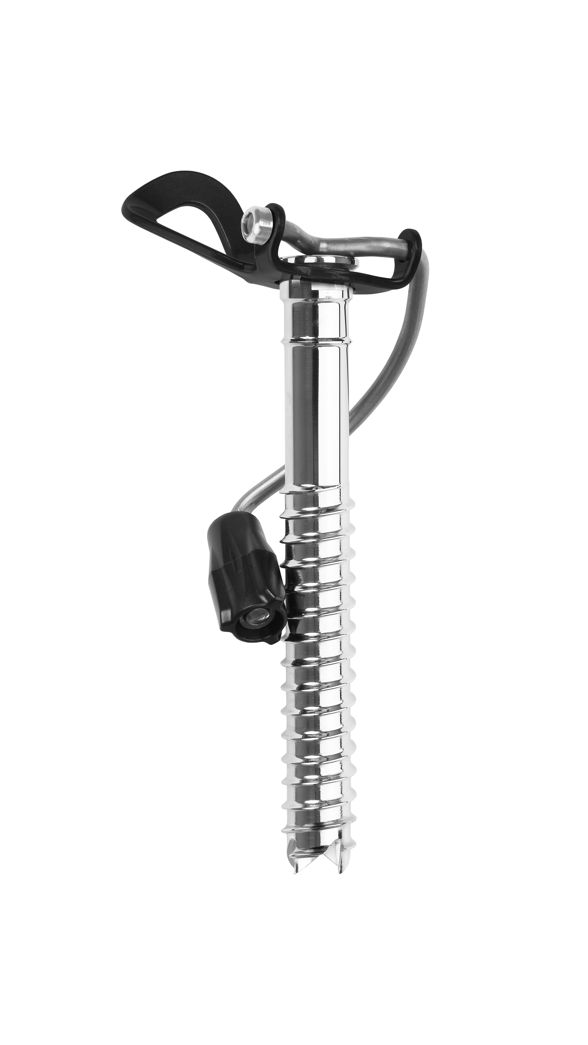 Grivel 360 broche à glace acier manivelle