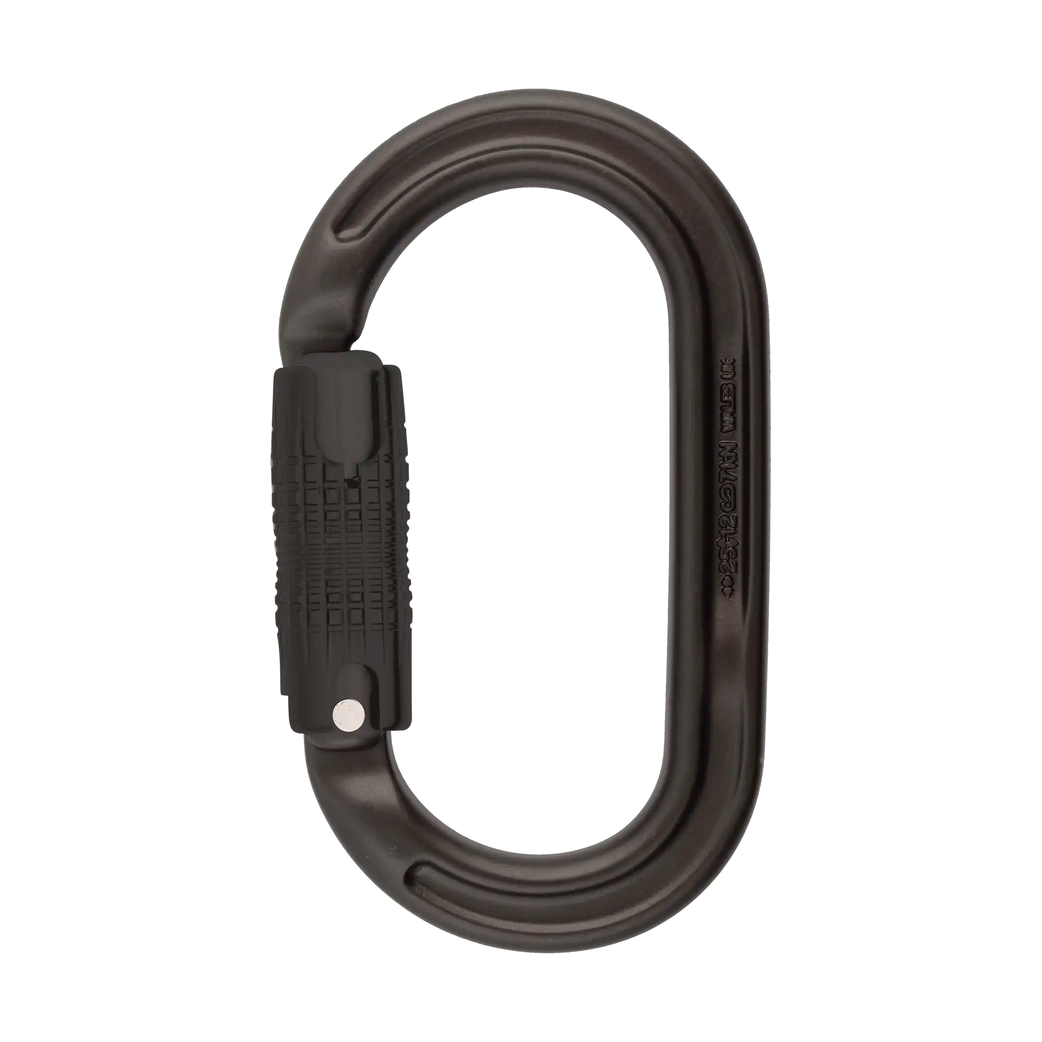 DMM Ultra O mousqueton ovale à vis titanium lime