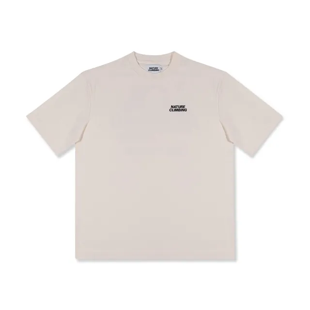 Nature Climbing Horizon t-shirt coton bio Whisper White