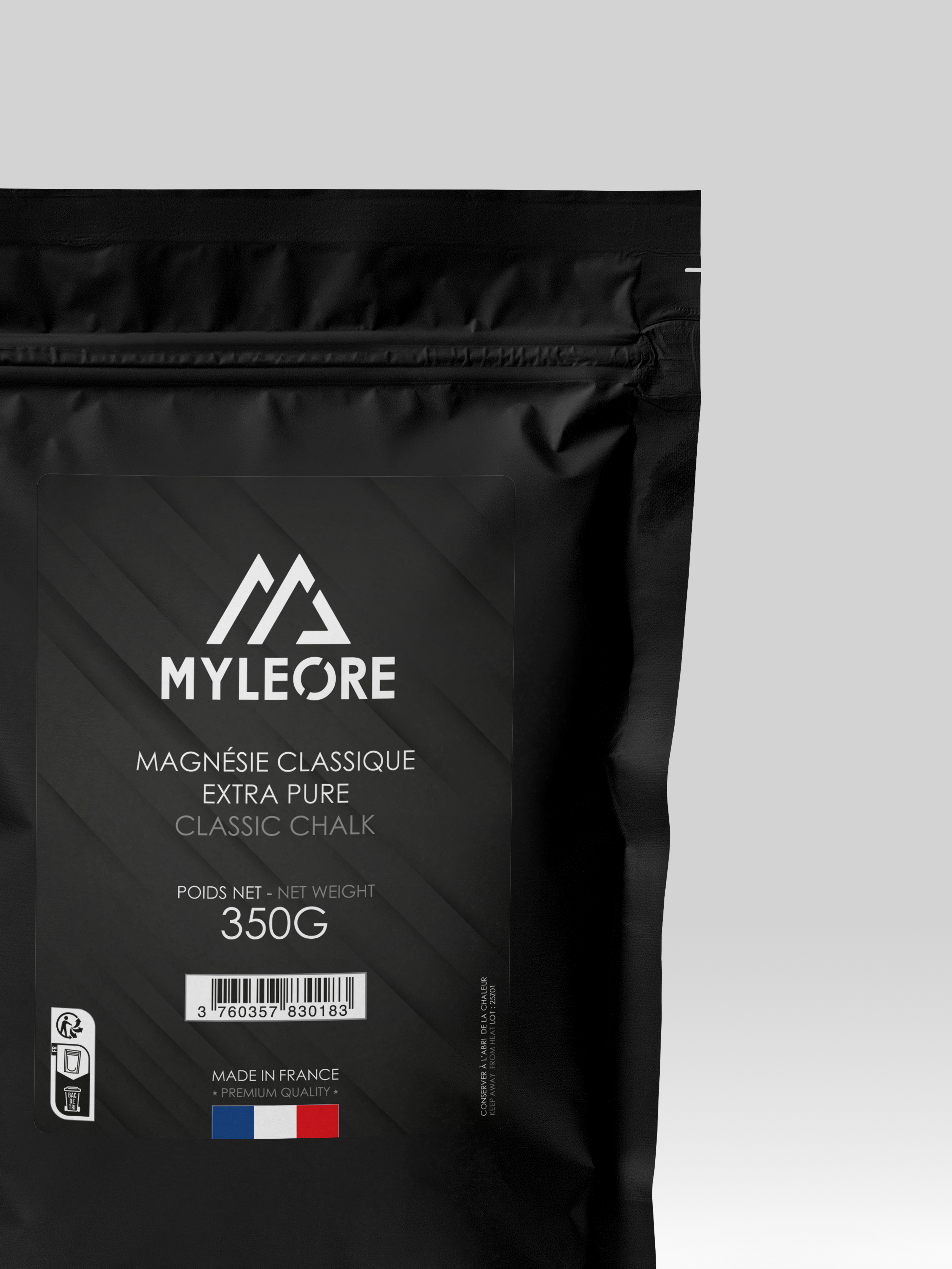 Myléore magnésie poudre classique 350 g adhérence immédiate
