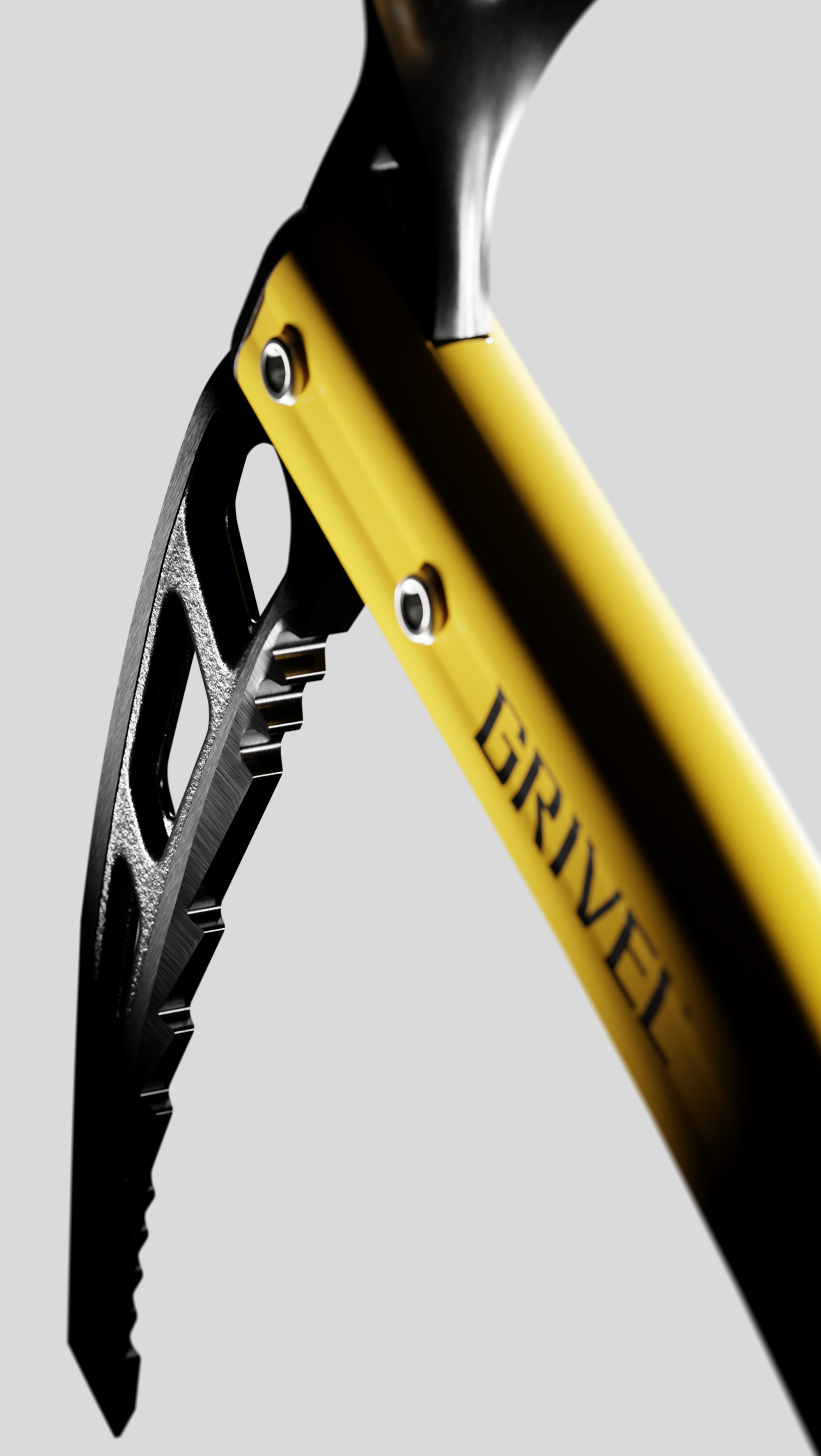Grivel Air Tech Evo piolet alpinisme 53 cm jaune