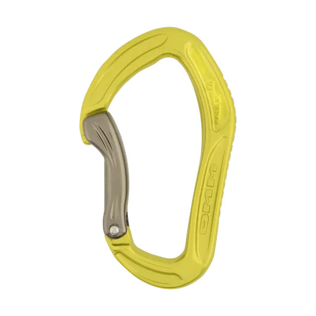 DMM Alpha Sport mousqueton coudé lime sport