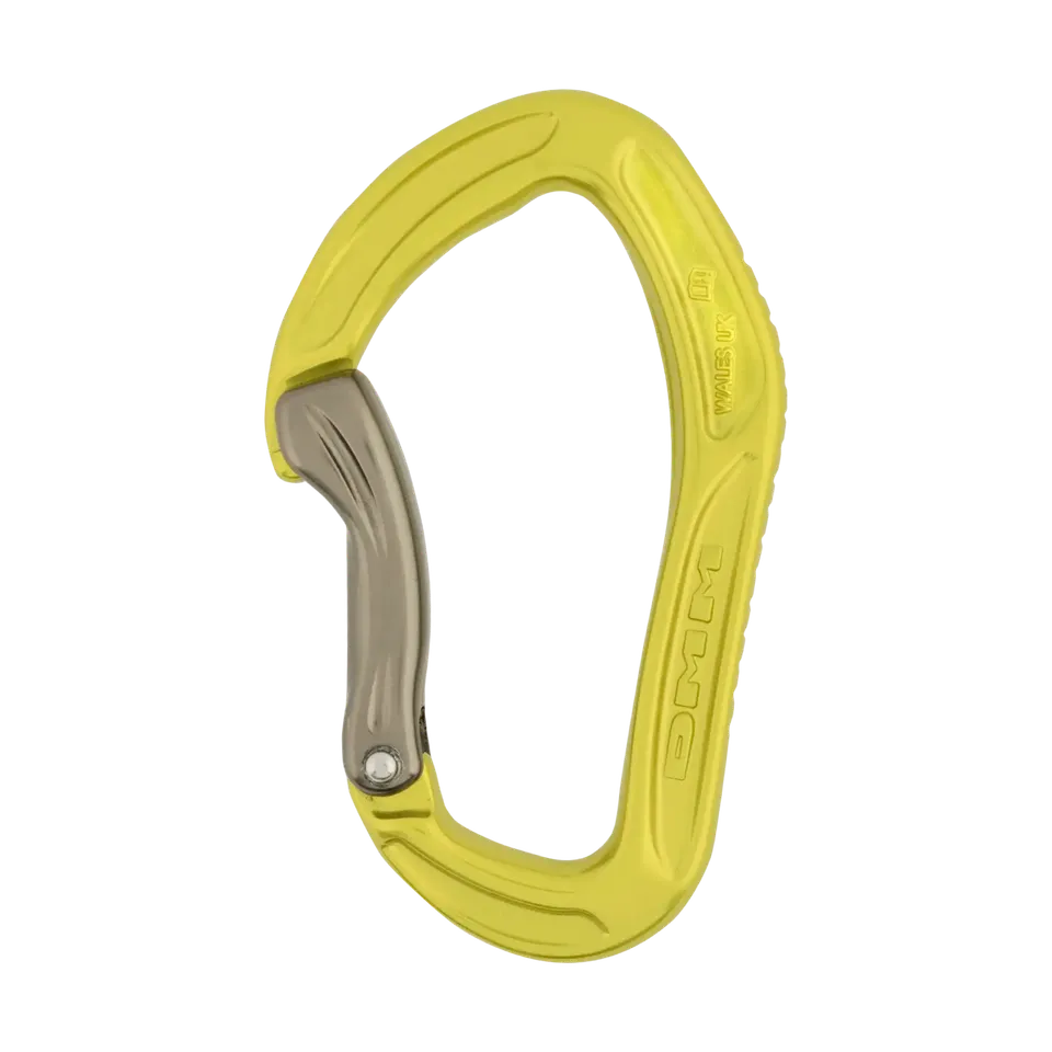 DMM Alpha Sport mousqueton coudé lime sport