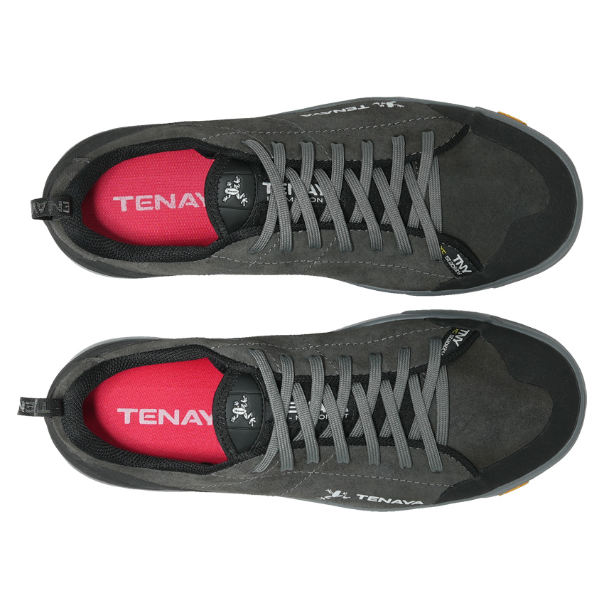 Tenaya Nes chaussures grises cuir Vibram