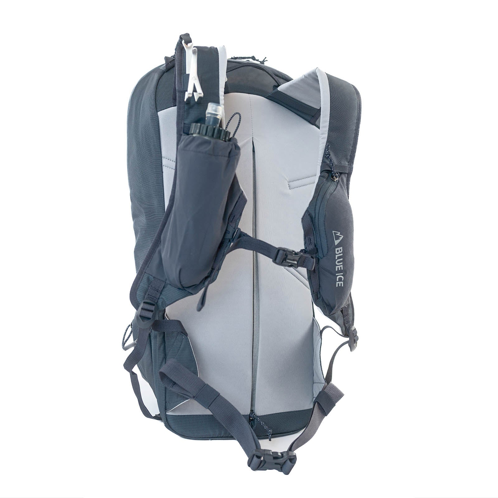 Blue Ice Taka 30 Sac ski rando Gris Glacier accès crampons