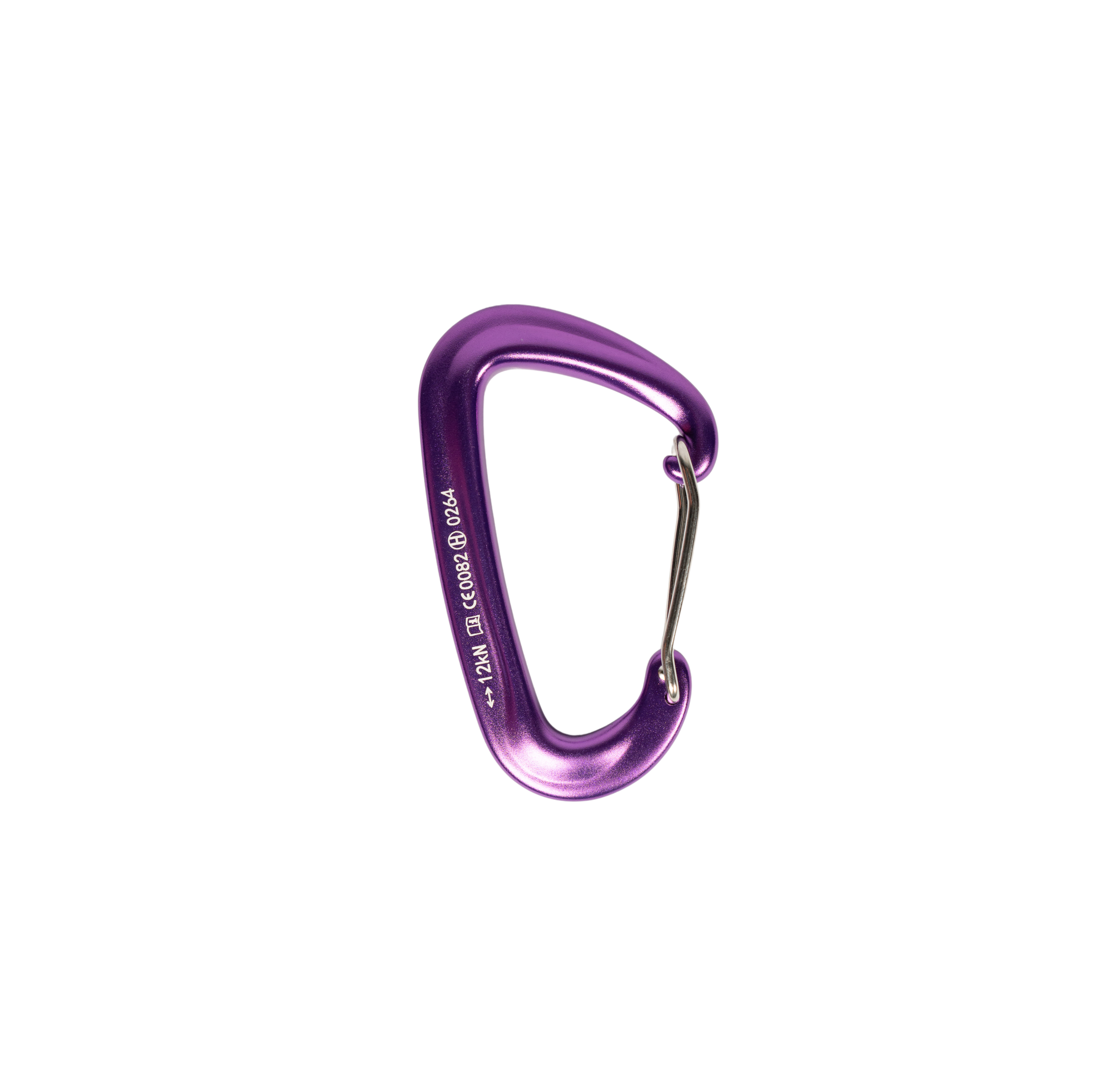 Nature Climbing Carabiner Wiregate mousqueton violet alu