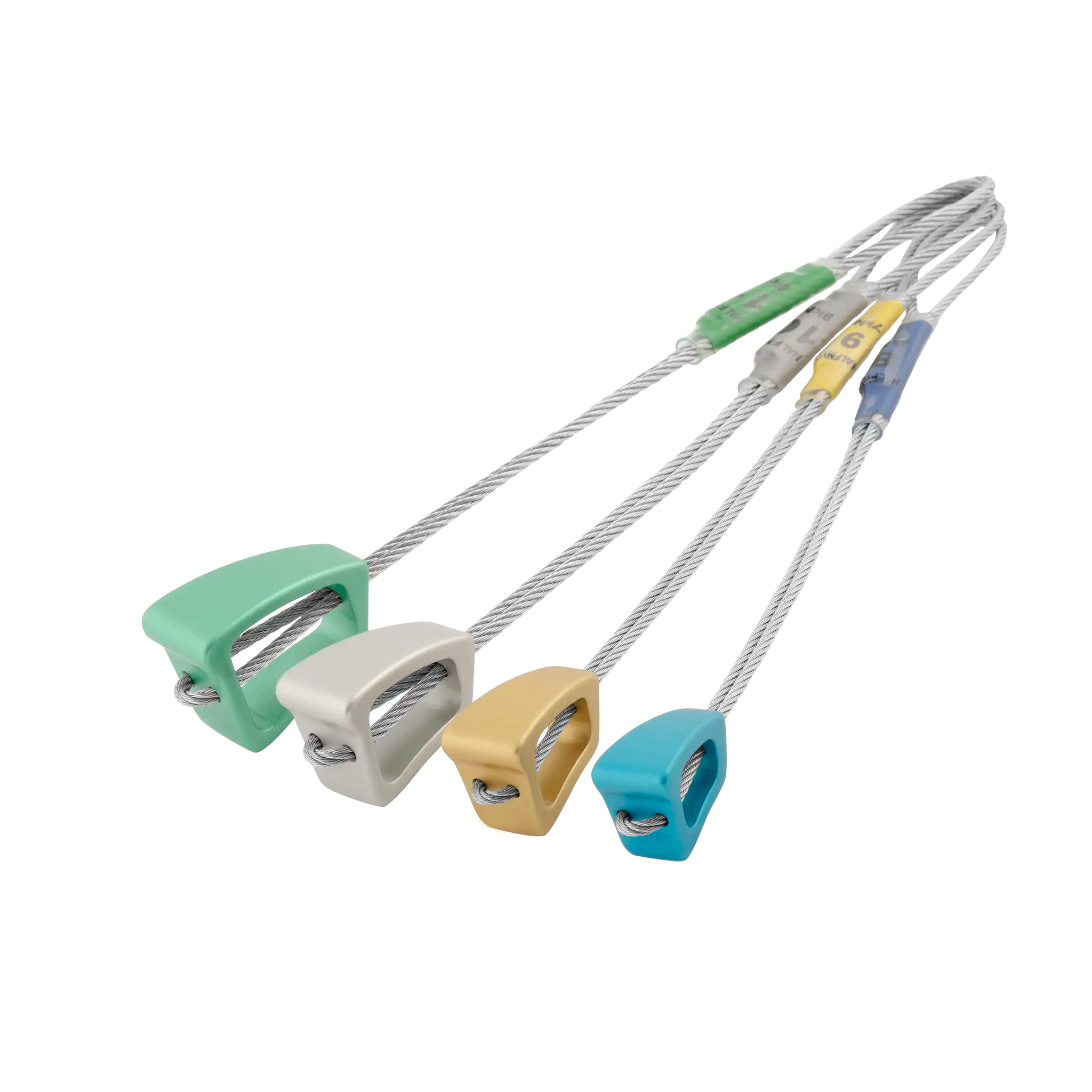 DMM Halfnuts Set 1-11 coinceurs escalade légers colorés