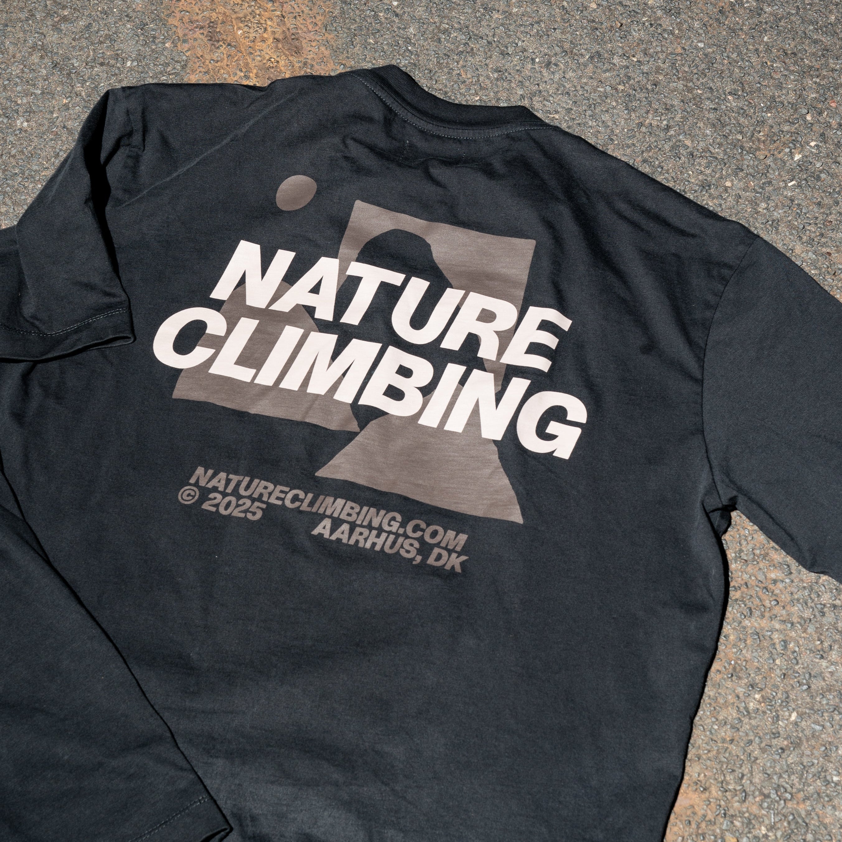 Nature Climbing Horizon Dusty Black t-shirt coton XXS-XL