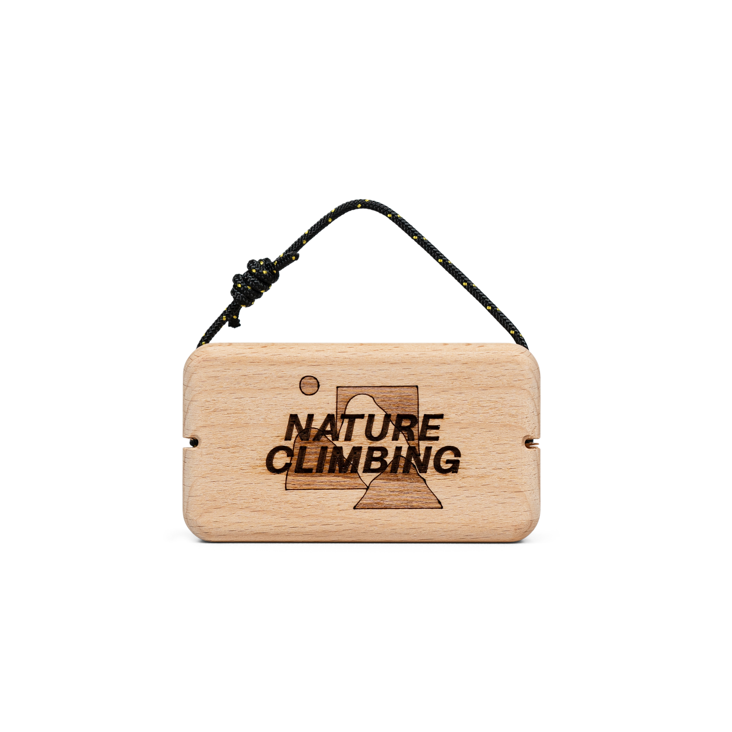 Nature Climbing Stone Hanger Mini poutre hêtre