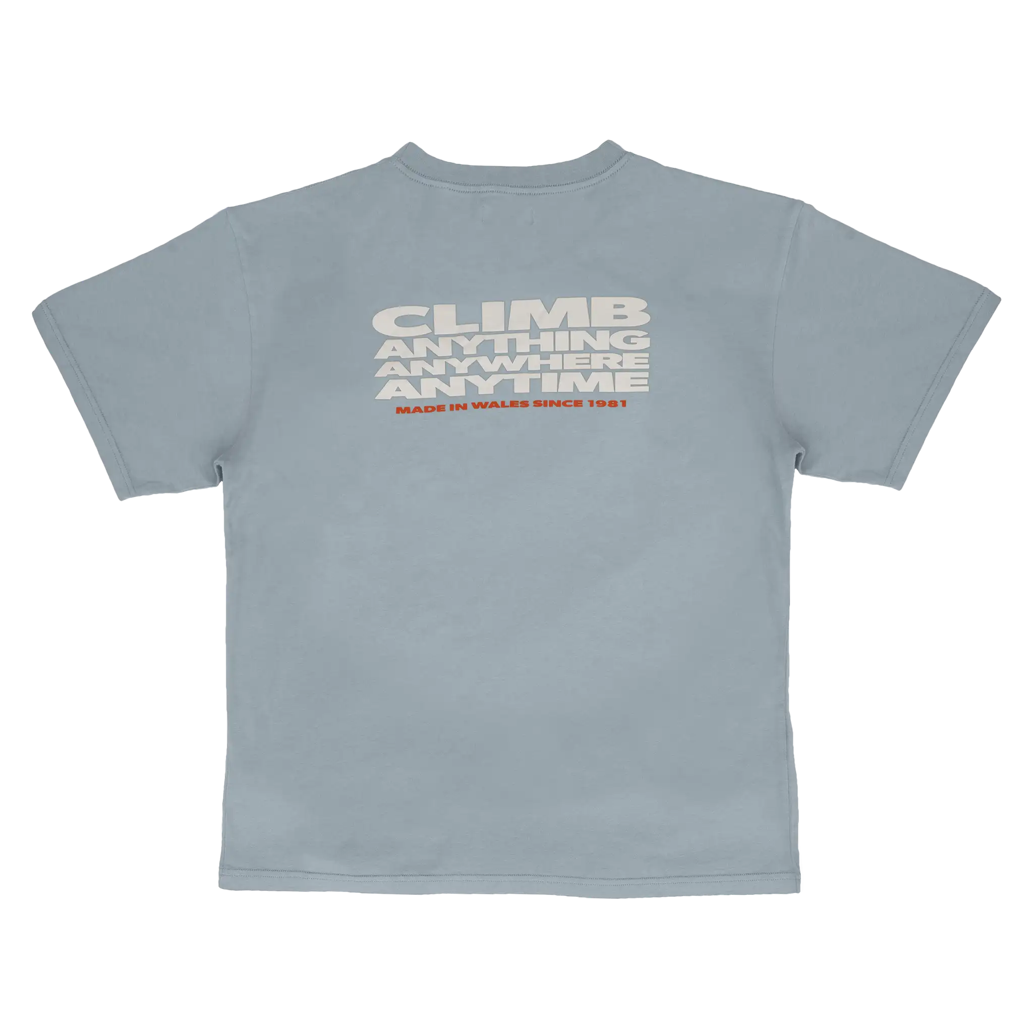 DMM Climb Anything tee-shirt bleu clair coton bio