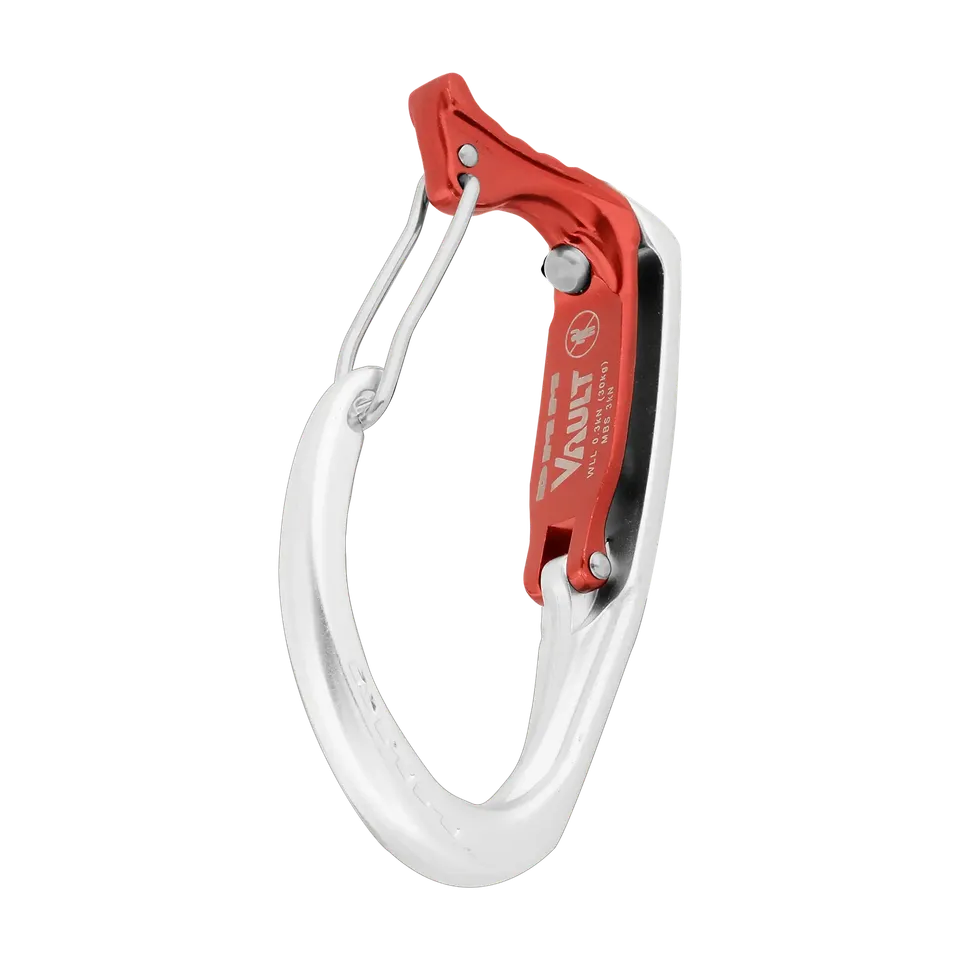 DMM Vault porte-outils aluminium rouge porte-broches
