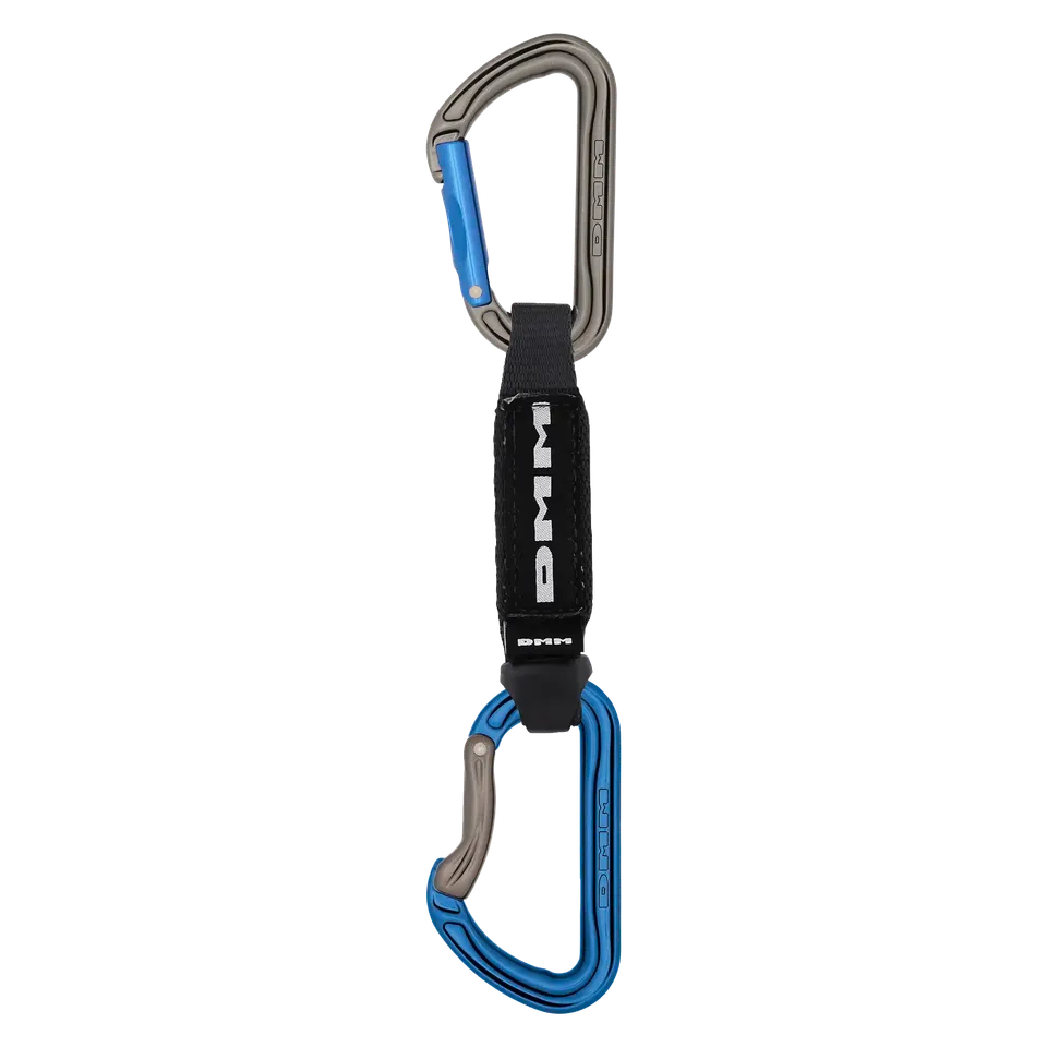 DMM Shadow dégaine 12 cm bleue mousquetons