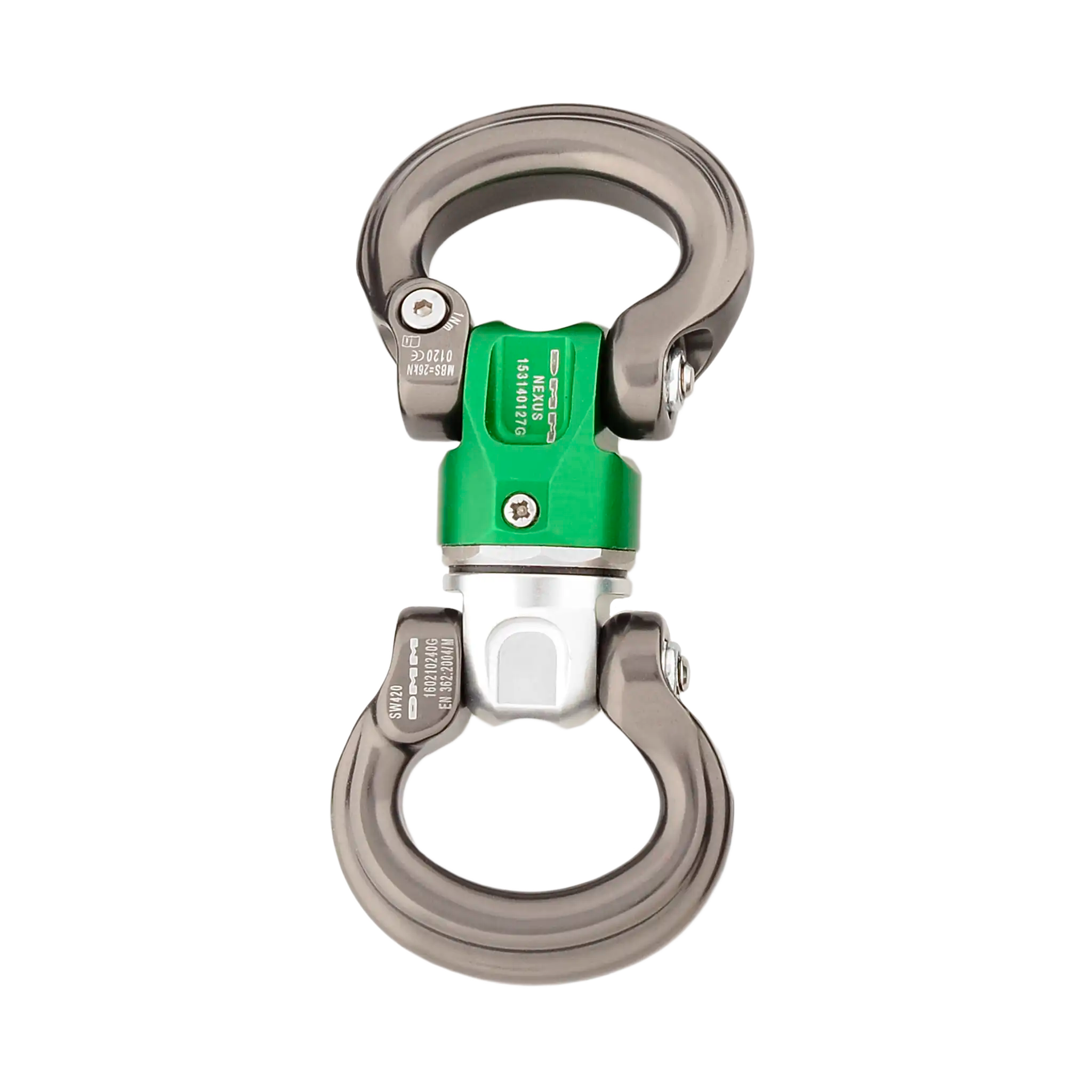 DMM Nexus émerillon Bow to Bow argent vert