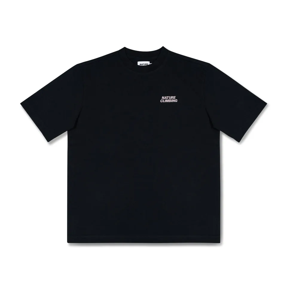 Nature Climbing Horizon Dusty Black t-shirt coton XXS-XL