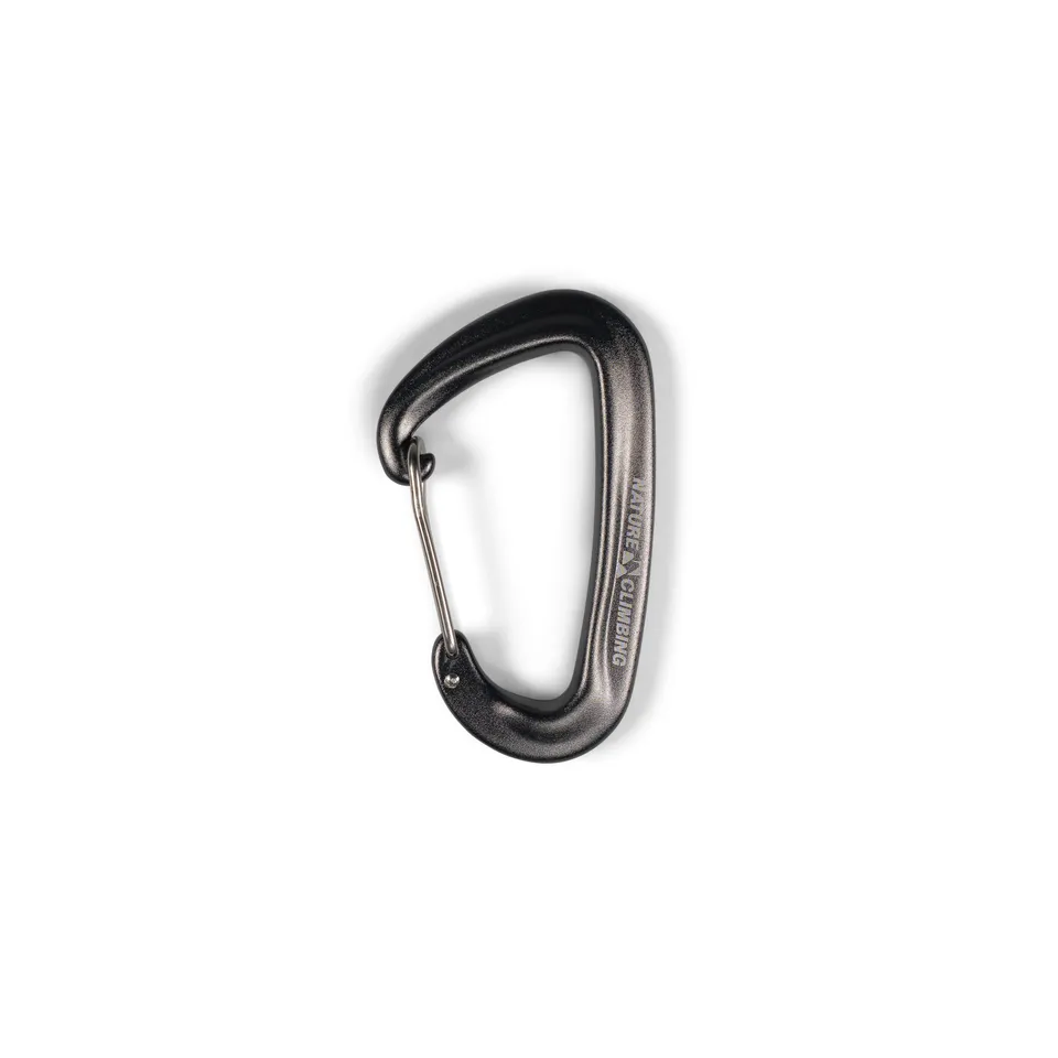 Nature Climbing mousqueton wiregate argent 12 kN training