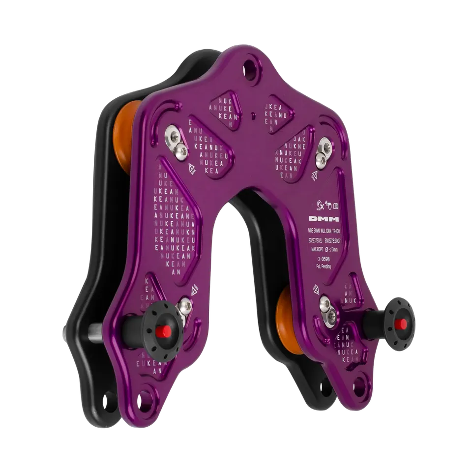 DMM Keanu chariot poulie highline Matt Grey Purple