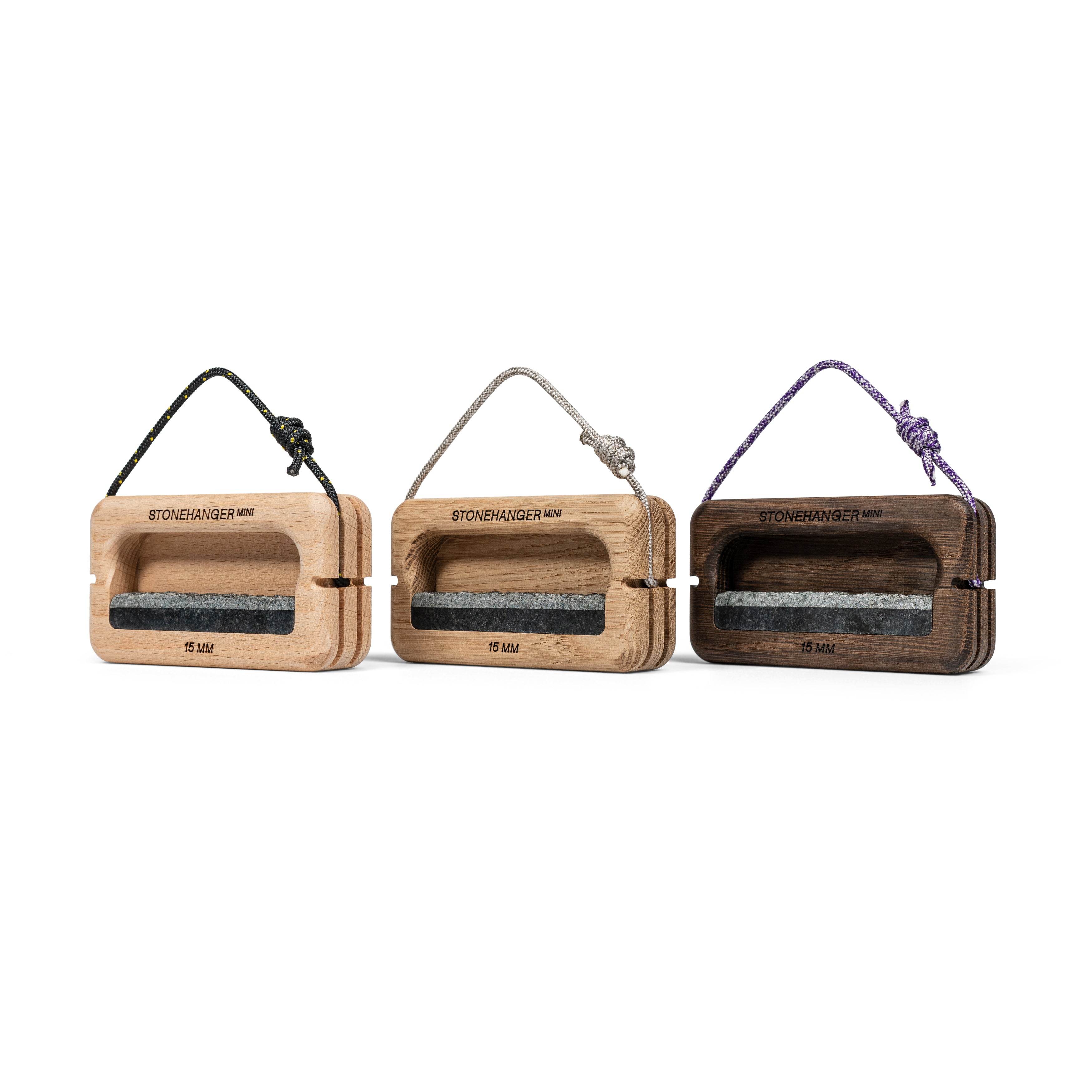 Nature Climbing Stone Hanger Mini poutre hêtre