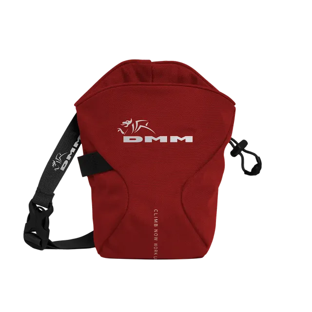 DMM Traction sac à magnésie escalade rouge taille moyenne