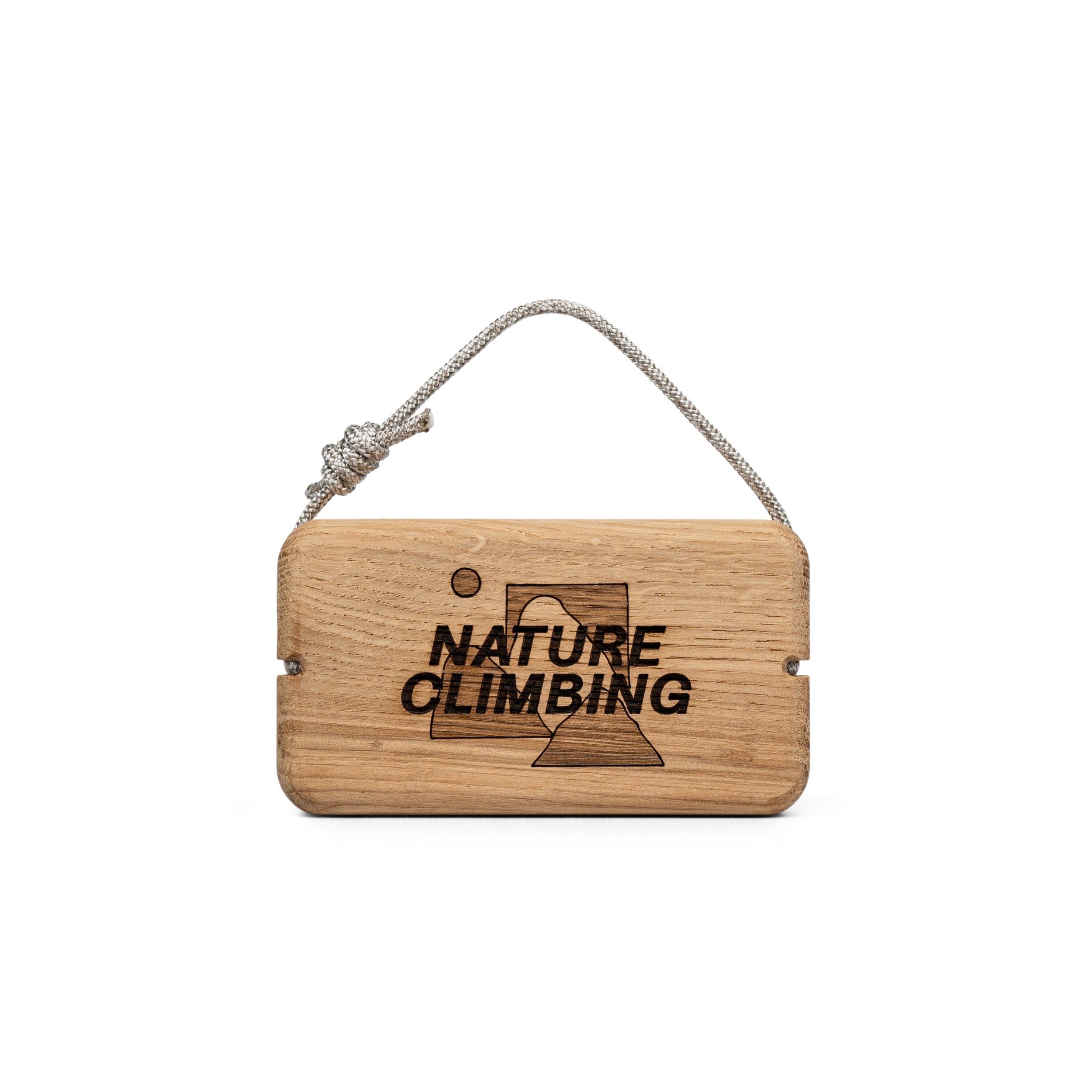 Nature Climbing Stone Hanger Mini hangboard chêne