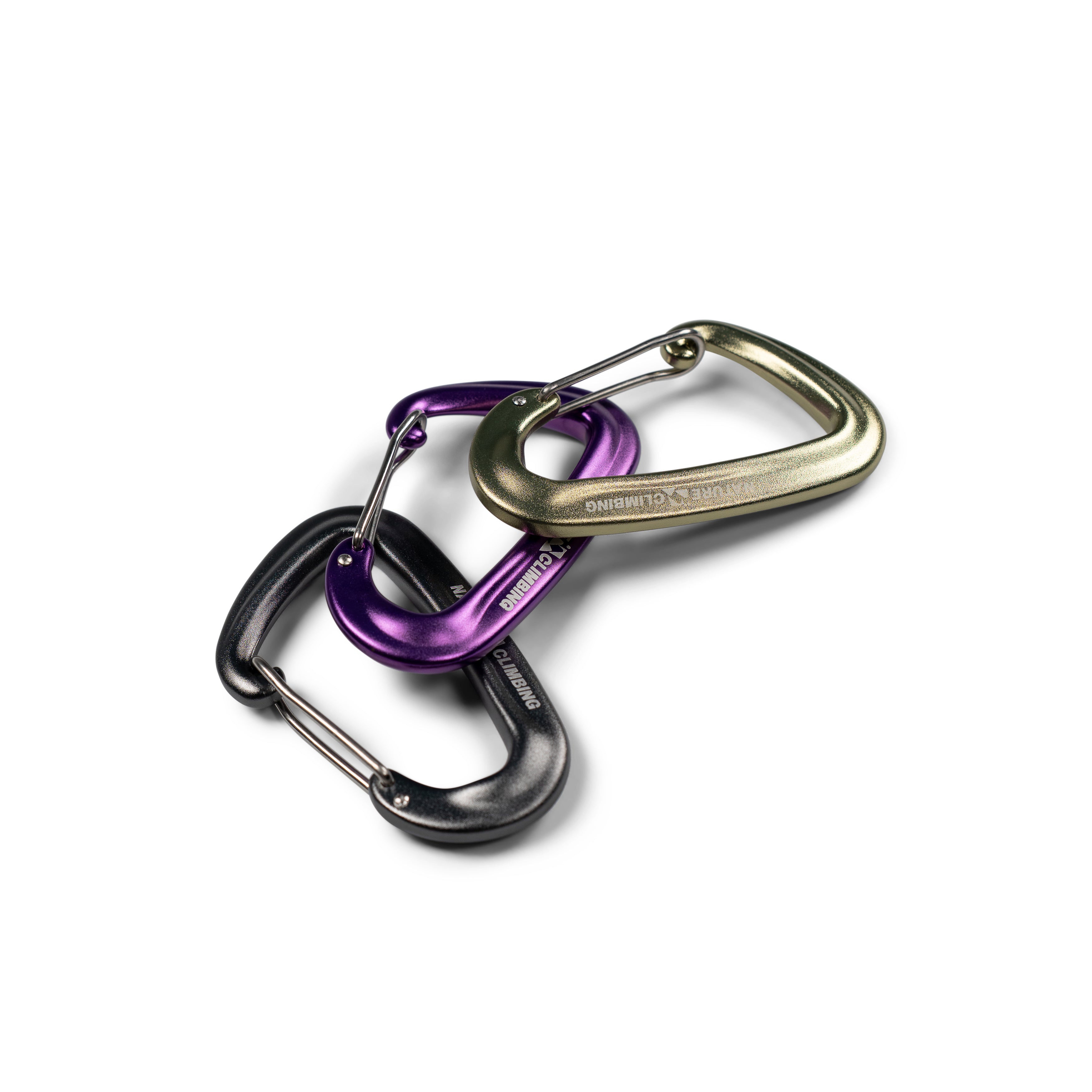 Nature Climbing mousqueton fil vert mousse 12 kN