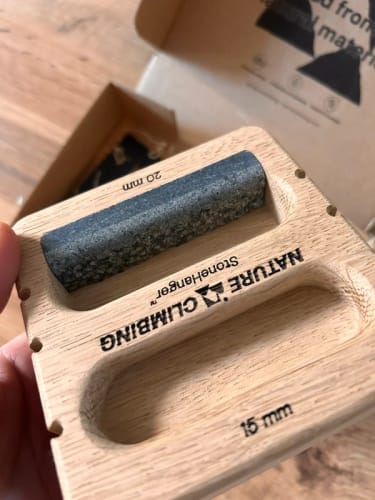 Nature Climbing Stone Hanger poutre portable hêtre