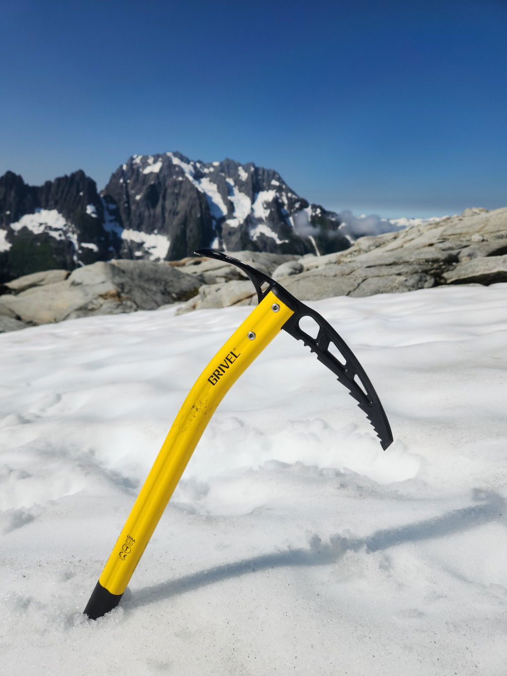 Grivel Air Tech Evo piolet alpinisme 53 cm jaune