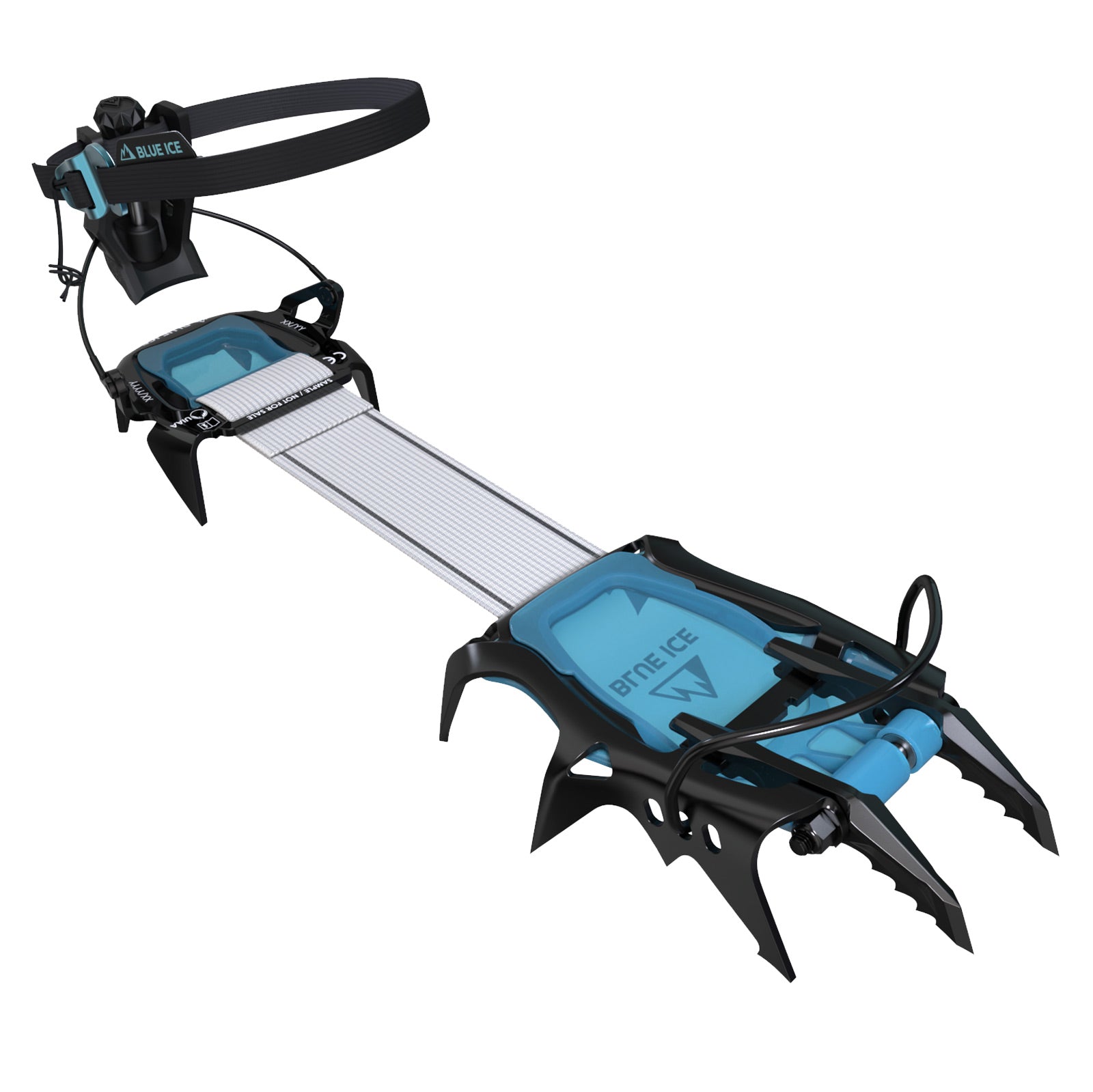 Blue Ice Harfang Tech crampons glace 35-47 modulaires