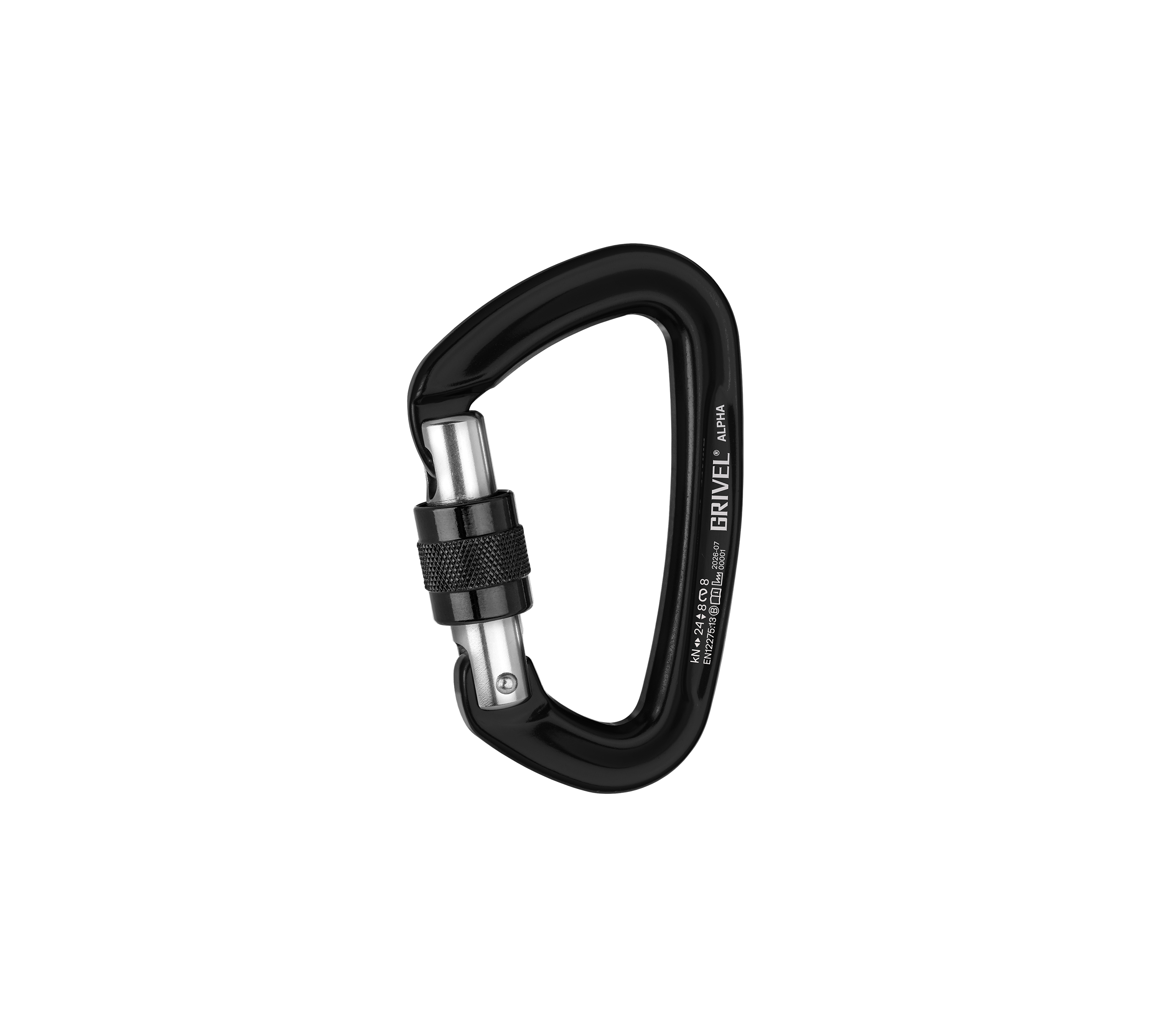 Grivel Alpha K1N mousqueton vis aluminium