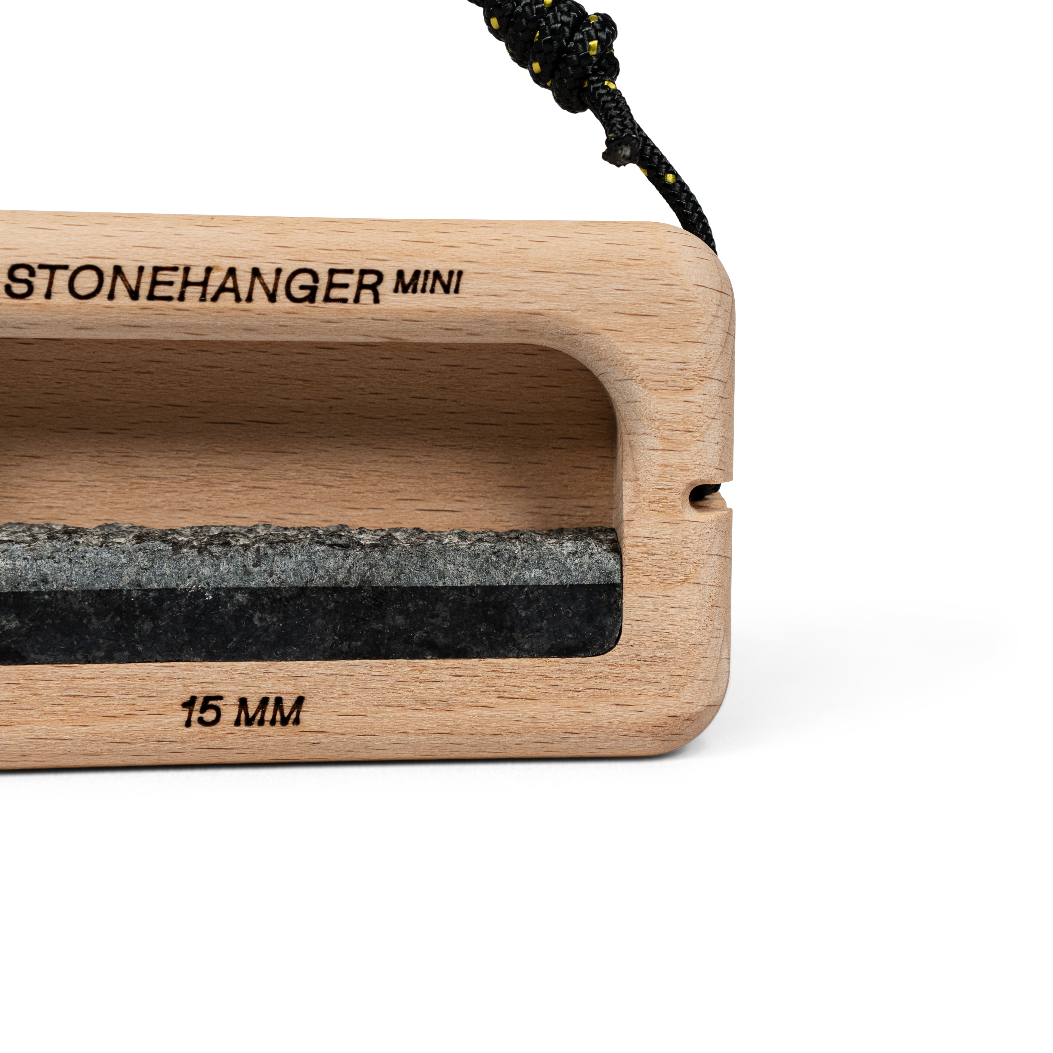 Nature Climbing Stone Hanger Mini poutre hêtre