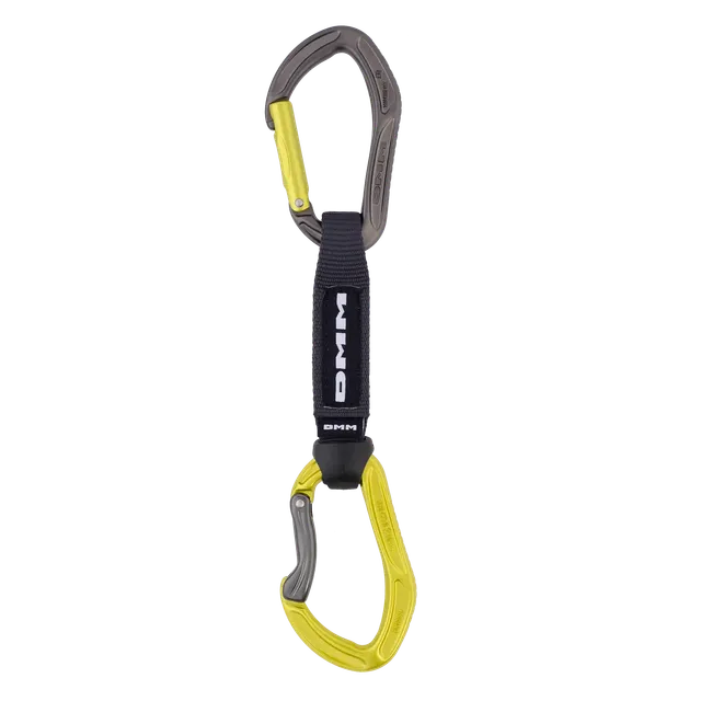 DMM Alpha Sport dégaine escalade 12 cm lime 1 pièce
