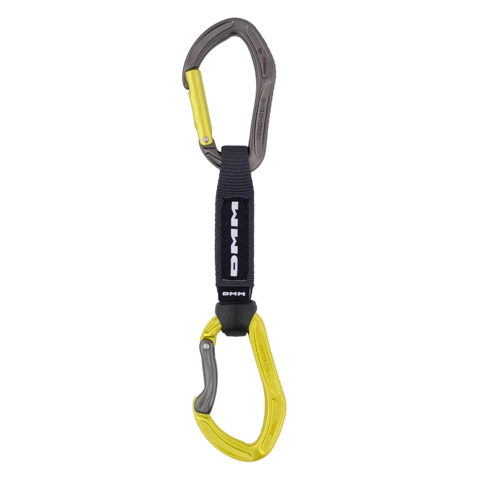 DMM Alpha Sport dégaine escalade 12 cm lime 1 pièce