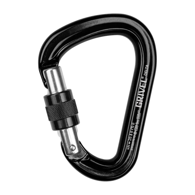 Grivel Delta K5N mousqueton à vis poire alu compact