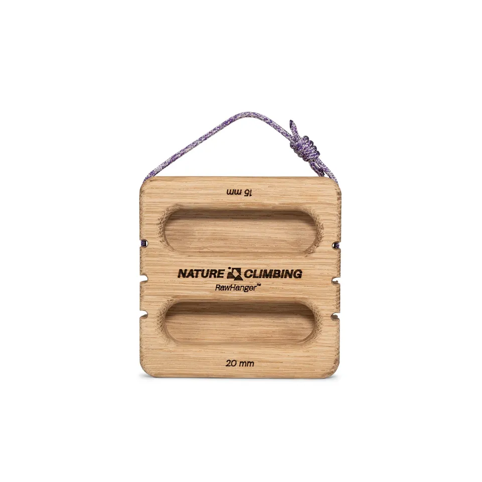 Nature Climbing Raw Hanger poutre escalade chêne portable