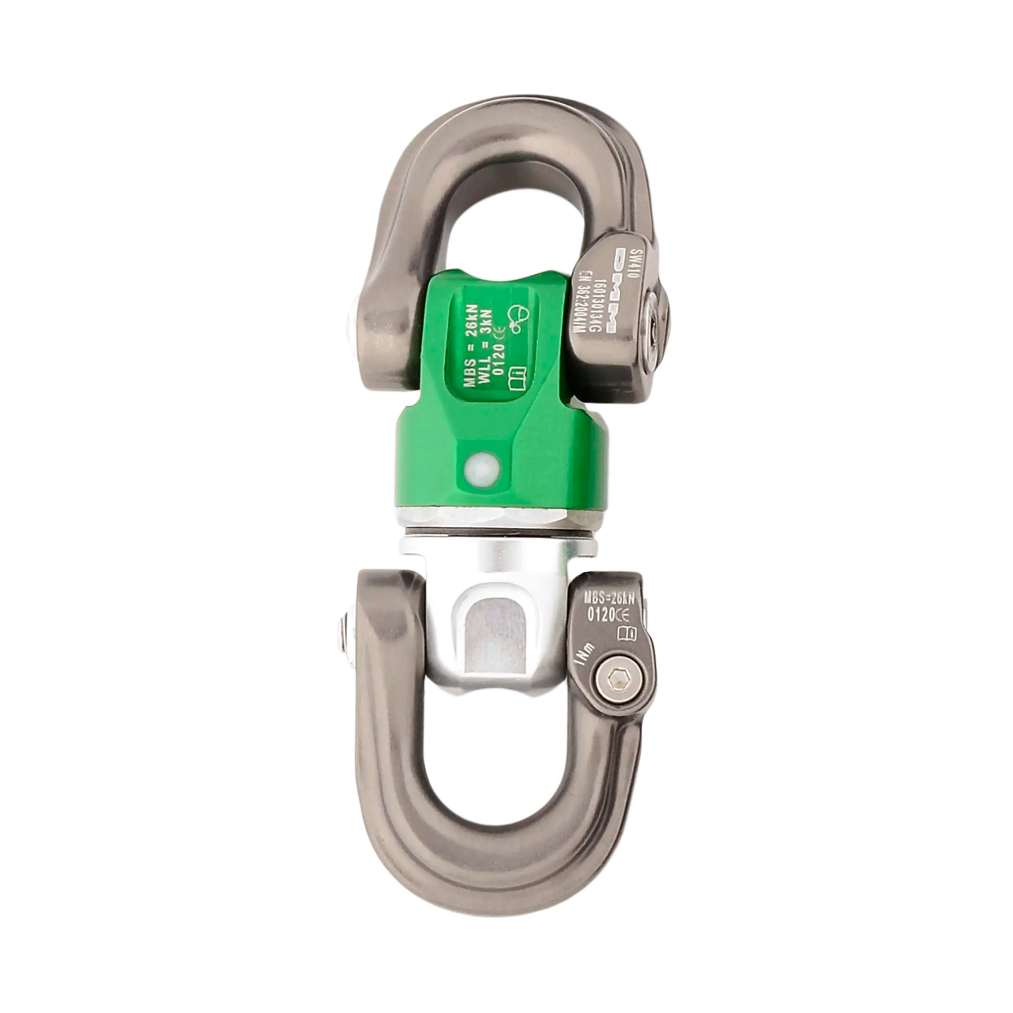 DMM Nexus émerillon Bow to Bow argent vert