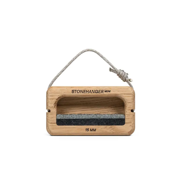 Nature Climbing Stone Hanger Mini hangboard chêne