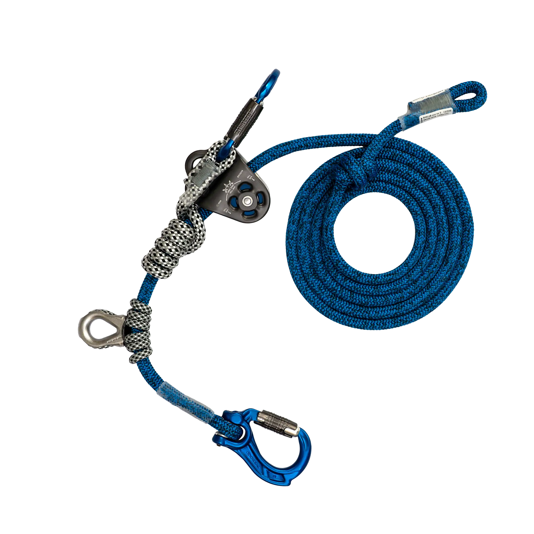 DMM Nomad+ Longe 12.8mm Jaune Citron 5 m complète