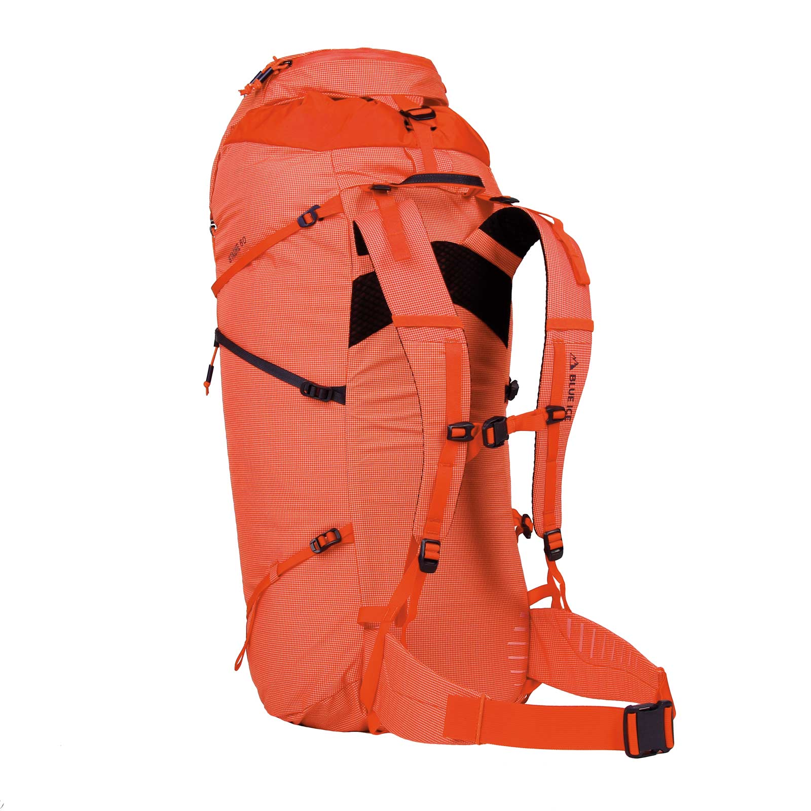 Blue Ice Stache 60 sac alpinisme orange ultraléger
